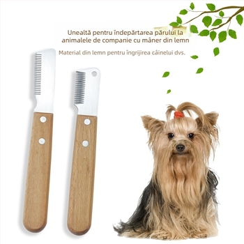 Cuțit de smuls părul pentru animale de companie, pieptene, cuțit de răzuit, West Highland Bull Terrier Schnery Terrier, instrumente de îngrijire pentru câini, consumabile pentru animale de companie