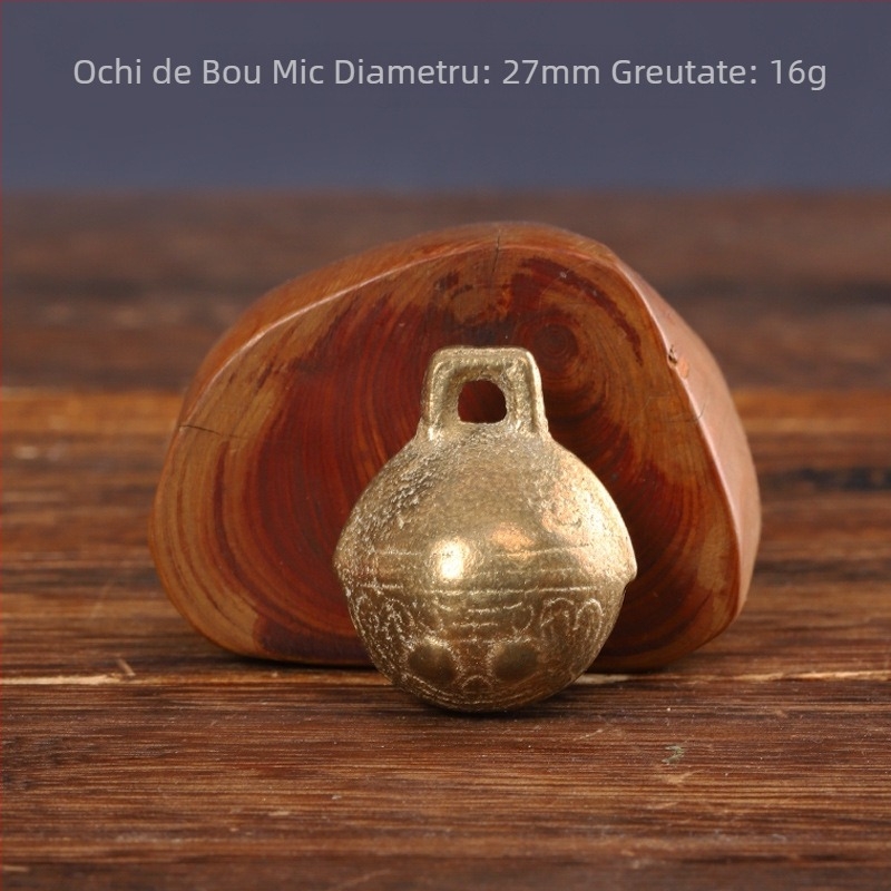 Clopot de cupru, clopot de tigru din cupru, clopot de animale de companie, clopot de câine, pisică, clopot de tigru, vite, oaie, cal, clopot antic