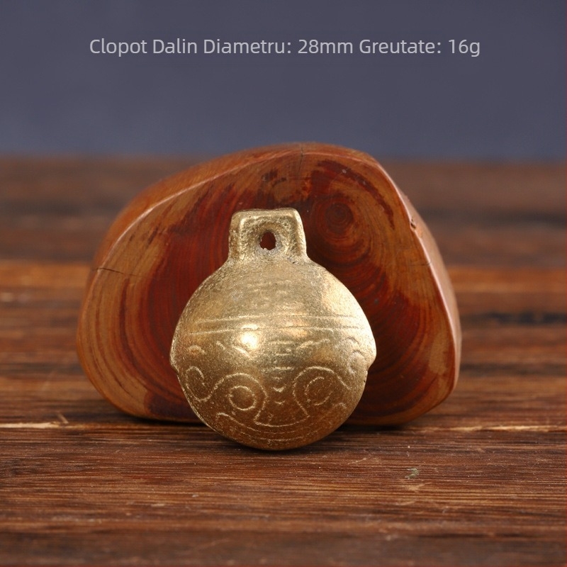 Clopot de cupru, clopot de tigru din cupru, clopot de animale de companie, clopot de câine, pisică, clopot de tigru, vite, oaie, cal, clopot antic