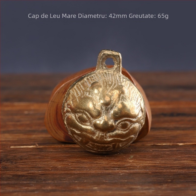 Clopot de cupru, clopot de tigru din cupru, clopot de animale de companie, clopot de câine, pisică, clopot de tigru, vite, oaie, cal, clopot antic