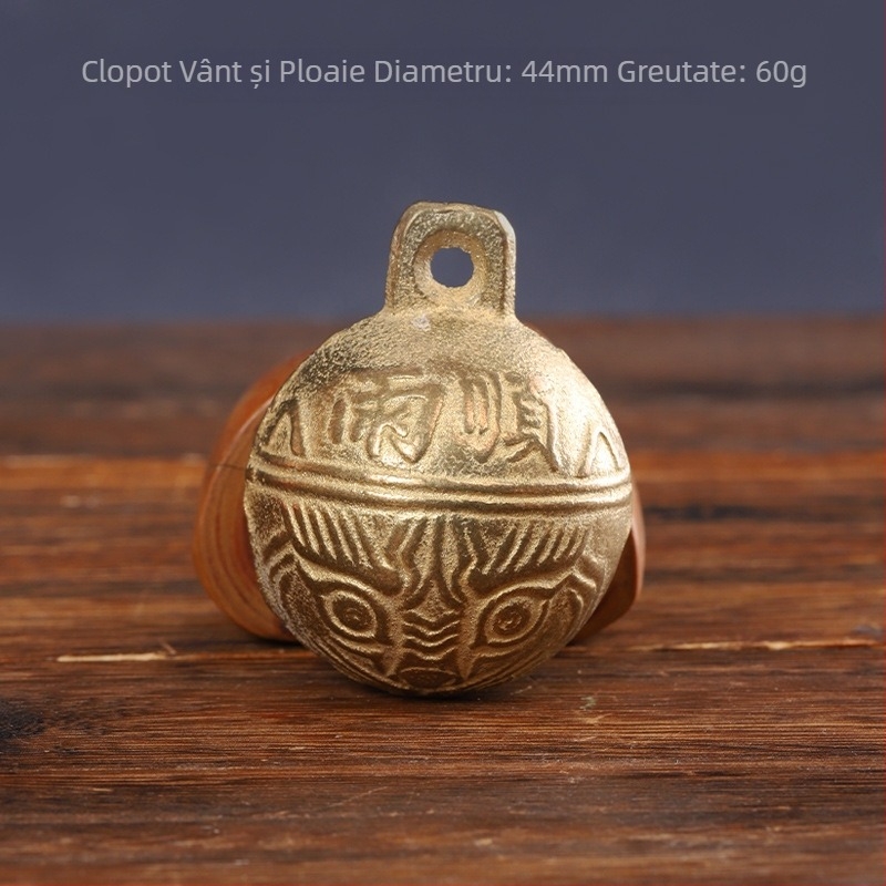 Clopot de cupru, clopot de tigru din cupru, clopot de animale de companie, clopot de câine, pisică, clopot de tigru, vite, oaie, cal, clopot antic