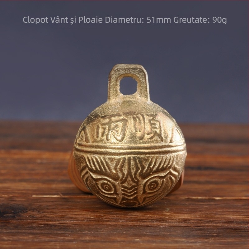 Clopot de cupru, clopot de tigru din cupru, clopot de animale de companie, clopot de câine, pisică, clopot de tigru, vite, oaie, cal, clopot antic