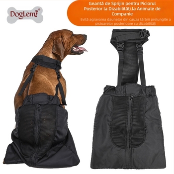 Câine de companie picior posterior accidentare accesorii auxiliare câini medii și mari picior posterior dizabilități geantă de tragere picior posterior protecție accesorii pentru animale de companie