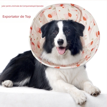 Zgardă Elizabeth pentru animale de companie, zgardă pentru pisici și câini, accesoriu pentru cap, anti-lins și mușcătură, zgardă Elizabeth pentru animale de companie, stil britanic