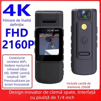 Cameră video 4K Ultra HD transfrontalieră cu ecran WIFI, înregistrator video pentru piept, purtare cap, sport DV