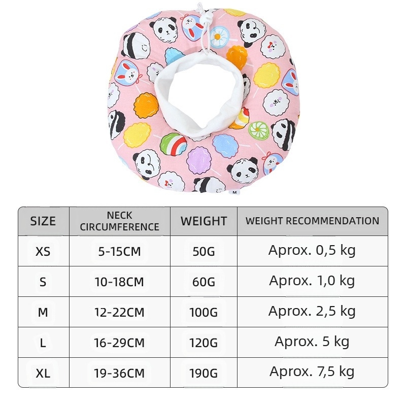 Inel Elizabeth pentru animale de companie, inel pentru gât, inel moale pentru rușine, anti-mușcătură, postoperator, anti-lins, impermeabil, sterilizare chirurgicală, consumabile