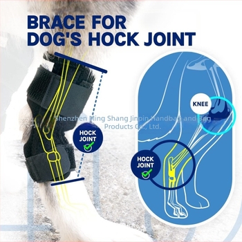 Echipament de protecție pentru animale de companie, husă de protecție pentru picioare pentru leziuni postoperatorii la picioare, suport pentru luxația articulației genunchiului câinelui, suport pentru genunchiul câinelui