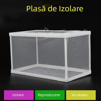 Incubator cu jgheab pentru incubație, cutie de izolare a peștilor, cutie de reproducere cu plasă, cutie mare pentru incubație