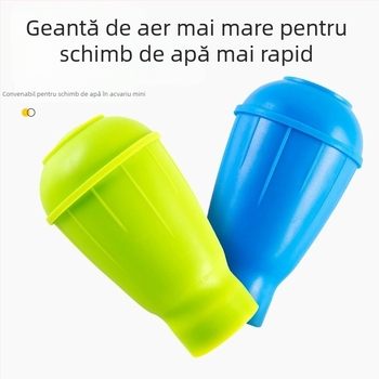 Acvariu ornamental pentru toaletă, aspirație pentru broaște țestoase, aspirație pentru bălegar, artefact, aspirație pentru bălegar, schimbarea apei, țeavă de aspirație, frământare manuală, instrument de curățare cu aspirație mare