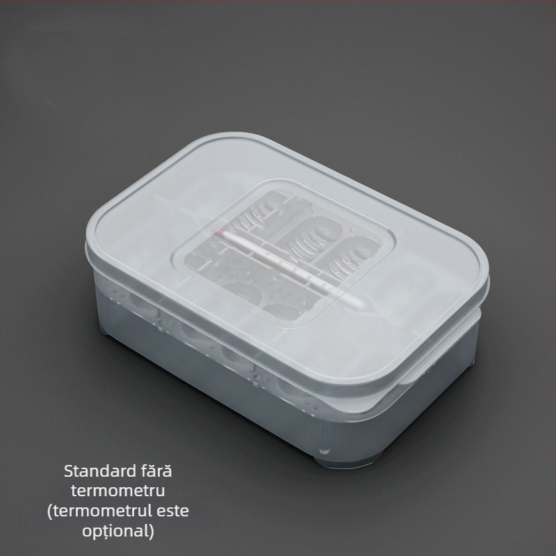 Reptile Gecko Șopârlă Broască țestoasă Pet Șarpe Broască țestoasă semi-acvatică 12 Ouă Tavă Incubator Cutie Livrare Cutie Reptile Ouă Incubator