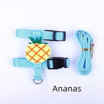 Frânghie de tracțiune pentru iepuri, drăguț în formă de I, pentru pisică, iepure, piept, spate, frânghie de tracțiune pentru animale de companie, mers pe jos, frânghie de iepure în stoc en-gros