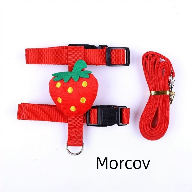 Frânghie de tracțiune pentru iepuri, drăguț în formă de I, pentru pisică, iepure, piept, spate, frânghie de tracțiune pentru animale de companie, mers pe jos, frânghie de iepure în stoc en-gros