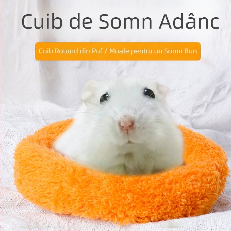 Covoraș de cuib de hamster, cuib de animale de companie, hamster, arici, chinchilla, iepure, covoraș de animale de companie, catifea arctică, cald, din bumbac, covoraș de cuib