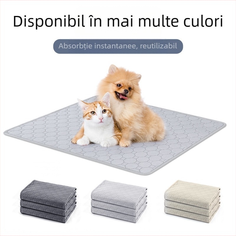 Scutec lavabil pentru animale de companie, popular transfrontalier Amazon, absorbant pentru scutece pentru câini, cu patru straturi, impermeabil, pentru urină de pisică