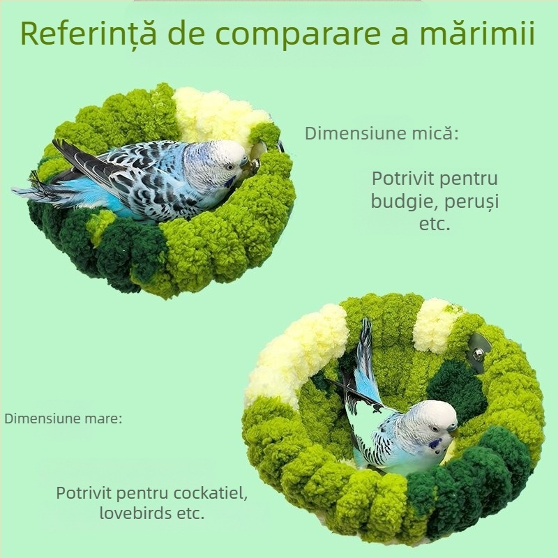 cuib de iarnă de papagal cuib de pasăre de iarnă cuib de pluș cuib de dormit cuib de bumbac cuib de pasăre cuib cald îngroșat de iarnă