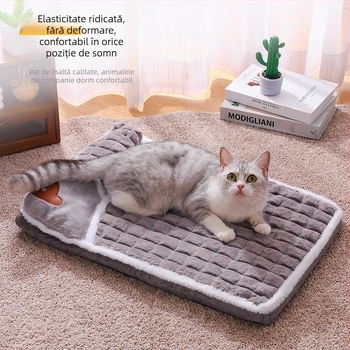 Furnizare directă din fabrică, saltea pentru câini Four Seasons, confortabilă, îngroșată, pentru animale de companie, saltea de dormit pentru câini mari, detașabilă și lavabilă, pentru canisă, articole pentru animale de companie