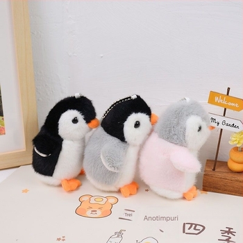 Drăguț pinguin de pluș breloc pandantiv fetiță geantă pandantiv cadou pinguin păpușă mică desene animate mașină de apucat mascul
