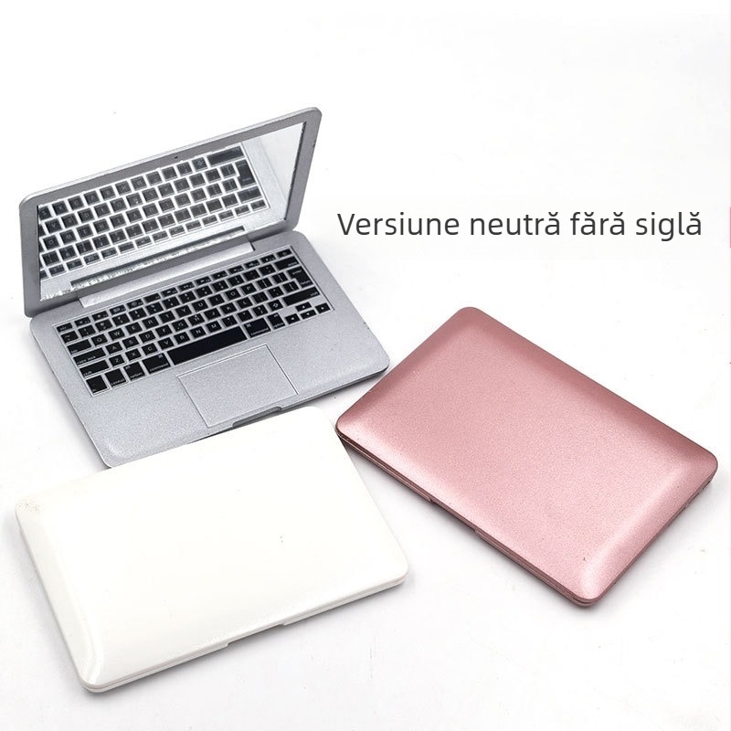Oglindă de machiaj pentru laptop, oglindă portabilă mini pentru machiaj, oglindă cu aer