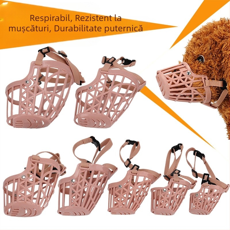 Gard din plastic direct din fabrică, gură pentru animale de companie, gură de câine din plastic, mască pentru câini, mască bucală anti-mușcătură și anti-lătrat