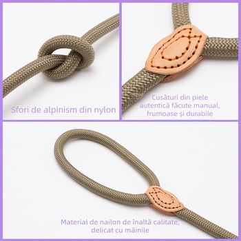 Frânghie de dresaj pentru câini en-gros, fabricată în fabricație, cu lanț P lung, gros de 2,5 m, retractabilă, integrată, cu tracțiune ușoară pentru animale de companie