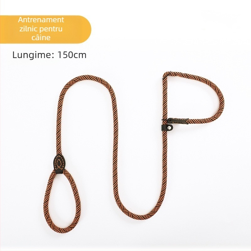 Frânghie de dresaj pentru câini en-gros, fabricată în fabricație, cu lanț P lung, gros de 2,5 m, retractabilă, integrată, cu tracțiune ușoară pentru animale de companie