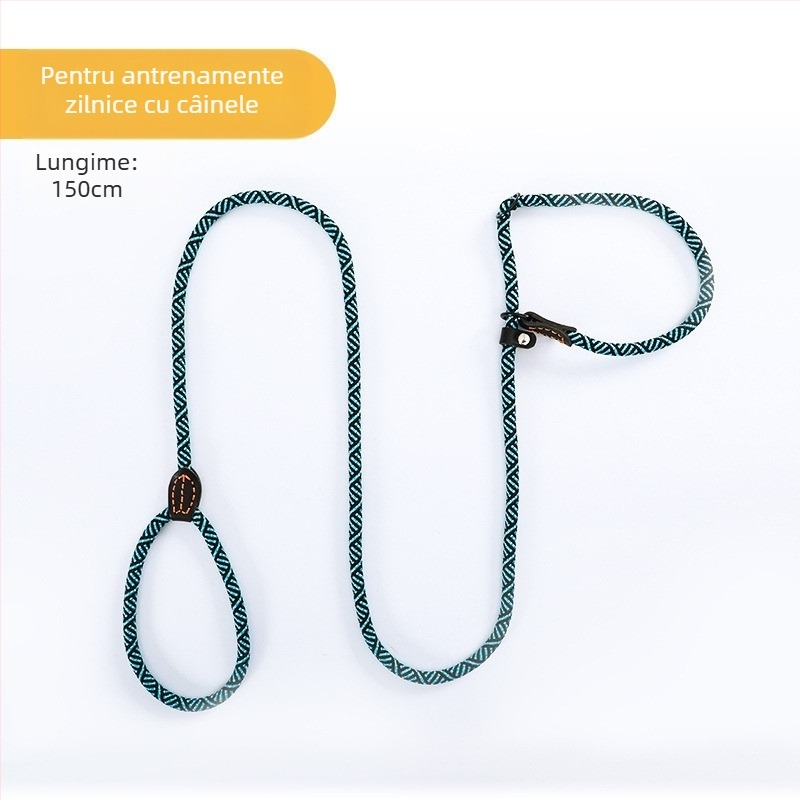 Frânghie de dresaj pentru câini en-gros, fabricată în fabricație, cu lanț P lung, gros de 2,5 m, retractabilă, integrată, cu tracțiune ușoară pentru animale de companie
