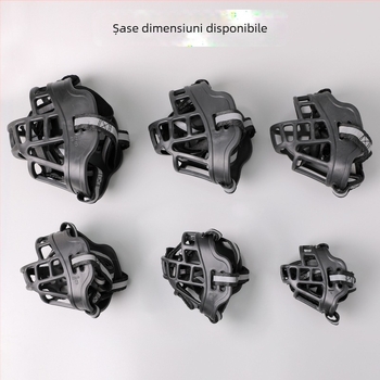 Mască de câine reglabilă din plastic, anti-mușcături, anti-lătrături, anti-mâncat, cu protecție pentru câini, en-gros