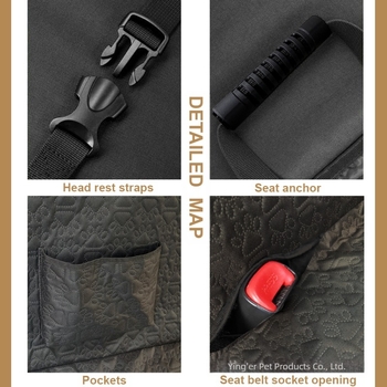 Câine laba amprentă auto Pet Mat antiderapant auto Dog Mat răcire mașină spate Pet hamac câine Mat câine pat câine pat