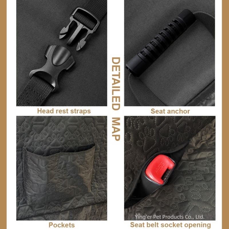 Câine laba amprentă auto Pet Mat antiderapant auto Dog Mat răcire mașină spate Pet hamac câine Mat câine pat câine pat
