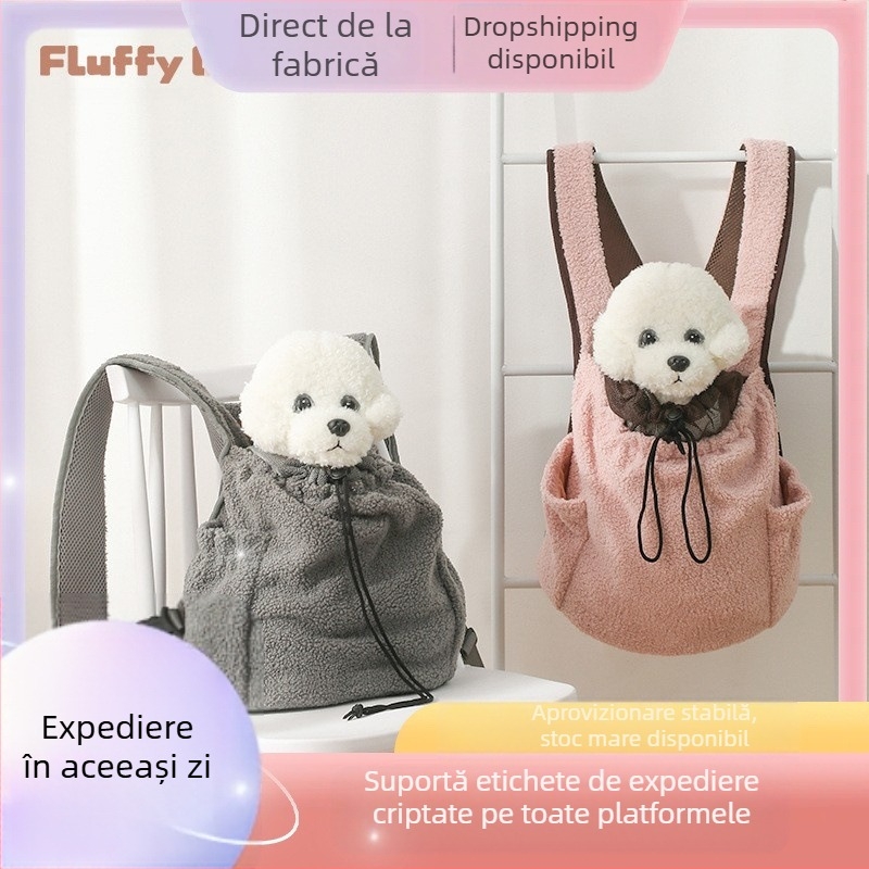 fluffybaby Coreea de Sud Rucsac de călătorie pentru animale de companie, geantă de piept pentru câini și pisici, vânzare fierbinte