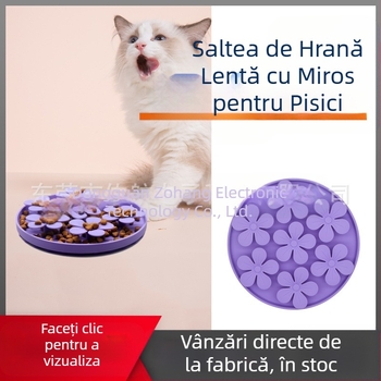 Produs nou Spot Pet Silicon Lick Pad Ventuză Dog Dividing Pad Pet Anti-sufocare Miros Slow Pad
