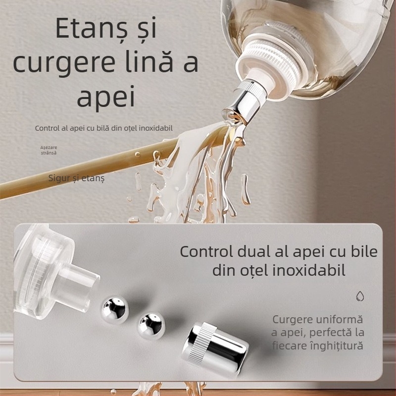 Dispenser de apă pentru câini, fără gură umedă, distribuitor de apă pentru pisici și iepuri, distribuitor mobil de apă pentru animale de companie, fără priză, fierbător automat pentru câini