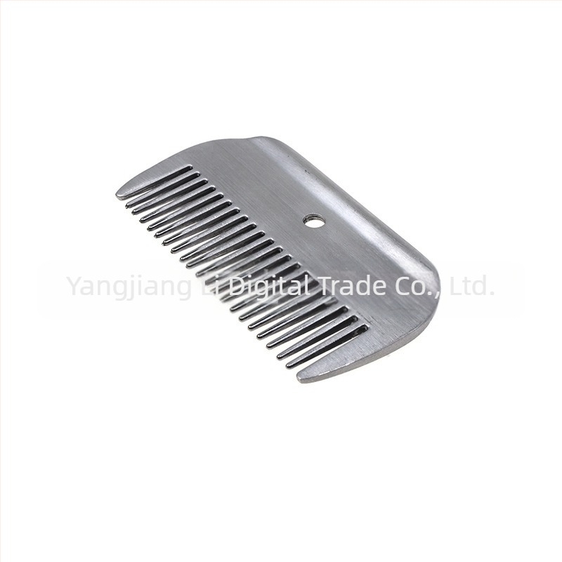 Mâner din lemn pentru animale de companie transfrontalier, pieptene cu nod deschis, pieptene din aliaj de aluminiu, pieptene pentru îngrijirea calului, pieptene cu dinți largi pentru păr, pieptene pentru animale de companie