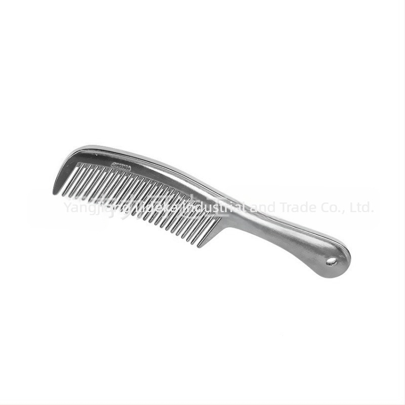 Mâner din lemn pentru animale de companie transfrontalier, pieptene cu nod deschis, pieptene din aliaj de aluminiu, pieptene pentru îngrijirea calului, pieptene cu dinți largi pentru păr, pieptene pentru animale de companie