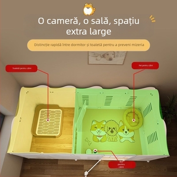 Gard pentru animale de companie, o cameră, o pază, cușcă pentru câini de interior, pentru câini medii și mici, Teddy Bixiong, gard pentru ușă de izolare