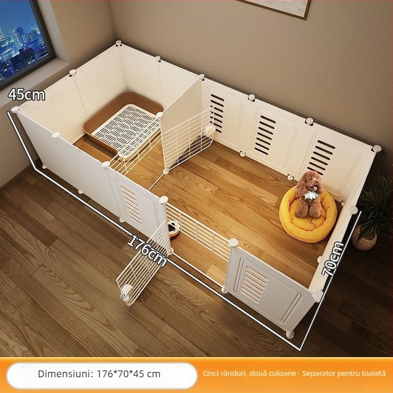 Gard pentru animale de companie, o cameră, o pază, cușcă pentru câini de interior, pentru câini medii și mici, Teddy Bixiong, gard pentru ușă de izolare