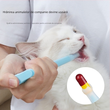 Hrănitor cu medicamente pentru animale de companie, Hrănitor cu medicamente pentru pisici, Hrănitor cu medicamente pentru câini și pisici, Bețișor de hrănire cu medicamente pentru pisici și câini, Hrănitor cu tablete repelent pentru insecte Can Feove