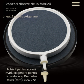 Vânzări directe din fabrică cu placă cu bule de margine, acvariu, pompă de gaz aerată cu placă de gaz din piatră cu bule sinterizată la temperatură înaltă