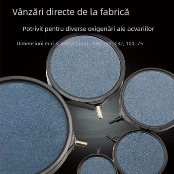 Vânzări directe din fabrică cu placă cu bule de margine, acvariu, pompă de gaz aerată cu placă de gaz din piatră cu bule sinterizată la temperatură înaltă