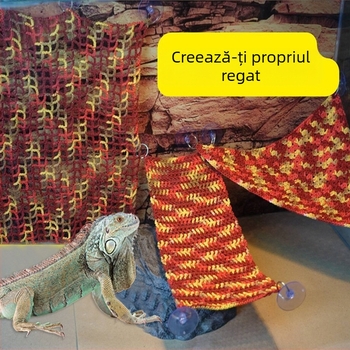 Ventuză împletită hamac hamster jucărie coamă leu șopârlă animal de companie somn alpinism animale de companie hrănire termostat leagăn alpinism plasă