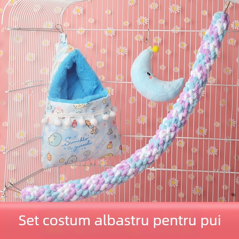 Sac de dormit cu pelerină din imitație de blană de iepure, cuib de dormit îngroșat, cuib de dormit Golden Bear, cuib de dormit pentru veveriță, provizii calde de iarnă