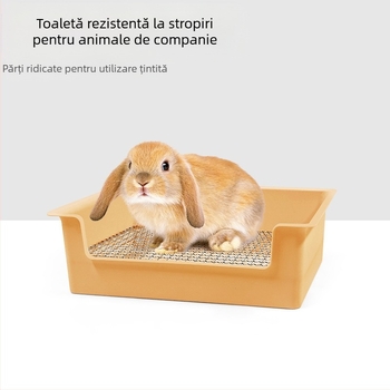 Fabrică en-gros de toaletă pentru iepuri Totoro, porc olandez, urinal pentru cobai, cușcă fixă pentru curățarea iepurilor, produse de curățare