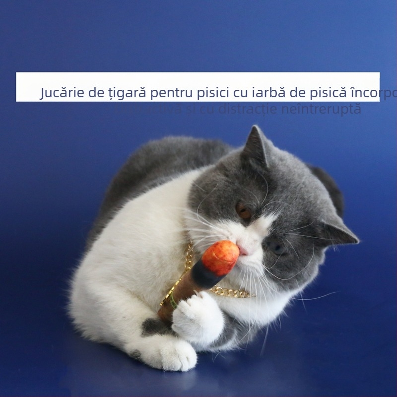 Comerț exterior pentru animale de companie, pandantiv cu diamant, colier de aur, ochelari de soare, trabuc, jucărie cu iarbă pentru pisică, costum de câine din nordul statului, hip hop