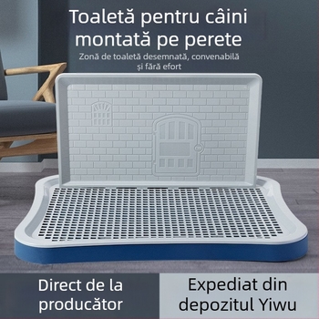 Explozii transfrontaliere pentru toaletă pentru câini, câini mari, mici și mijlocii, cu perete plat, grilă de pluș, toaletă pentru câini, furnizare directă din fabrică