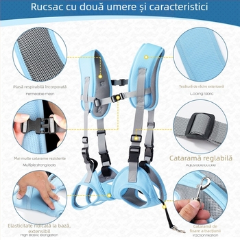 Rucsac pentru câini cu lungime reglabilă de a doua generație, geantă de vară respirabilă pentru pisici, în stoc, pentru animale de companie transfrontaliere