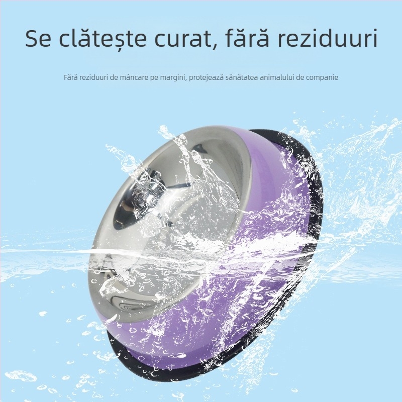 Bol nou pentru pisici de la Amazon, bol din oțel inoxidabil pentru câini, rezistent la căderi, bol rezistent la uzură, nu se răstoarnă ușor, bol pentru animale de companie, articole pentru animale de companie