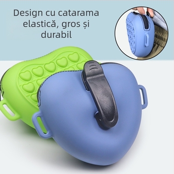 Nou în aer liber silicon portabil câine hrană sac dresaj animal de companie sac câine rucsac animal de companie ieșire talie sac alimente sac