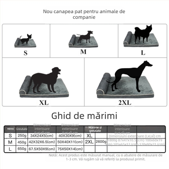 Noul covoraș din burete pentru pisici de la Amazon, covoraș pentru câini, casă pentru pisici, casă pentru câini mari, medii și mici, cu o singură cotiera laterală, canapea pentru animale de companie, cuib