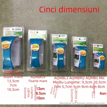 Perie magnetică pentru acvariu, producător, mâner AQ, perie pentru acvariu, perie de curățare cu două fețe, suspensie de sticlă, perie magnetică