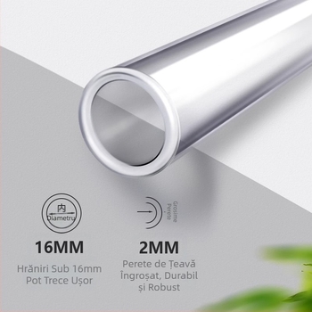 Hrană pentru pești, alimentator pentru acvariu, acril, tub de hrănire cu punct fix mic, dispozitiv de hrănire anti-drift, scufundare, tub de hrănire pentru acvariu